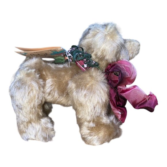 Handmade Mohair Jointed Bear Sherry's Beary Patch Artisan Height 4.5”, Length 5” - Picture 2 of 8